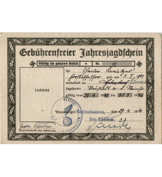 ***Deutscher Jagdschein ***