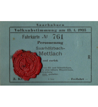 *Fahrtkarte*