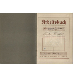 *Livret de travail -Ludwigshafen a. Rh*