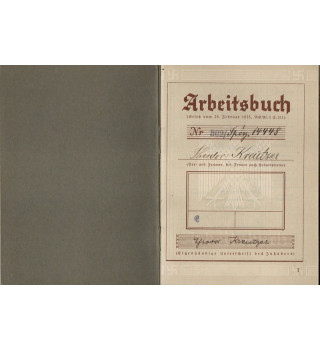 *Livret de travail -Ludwigshafen a. Rh*