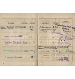 *Livret de travail -Ludwigshafen a. Rh*