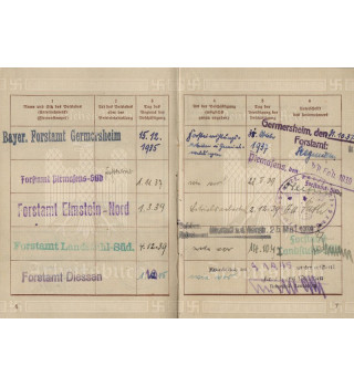 *Livret de travail -Ludwigshafen a. Rh*