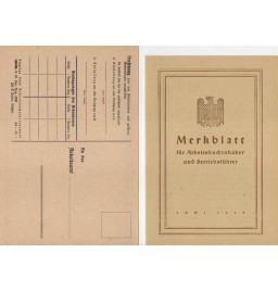 *Livret de travail -Ludwigshafen a. Rh*