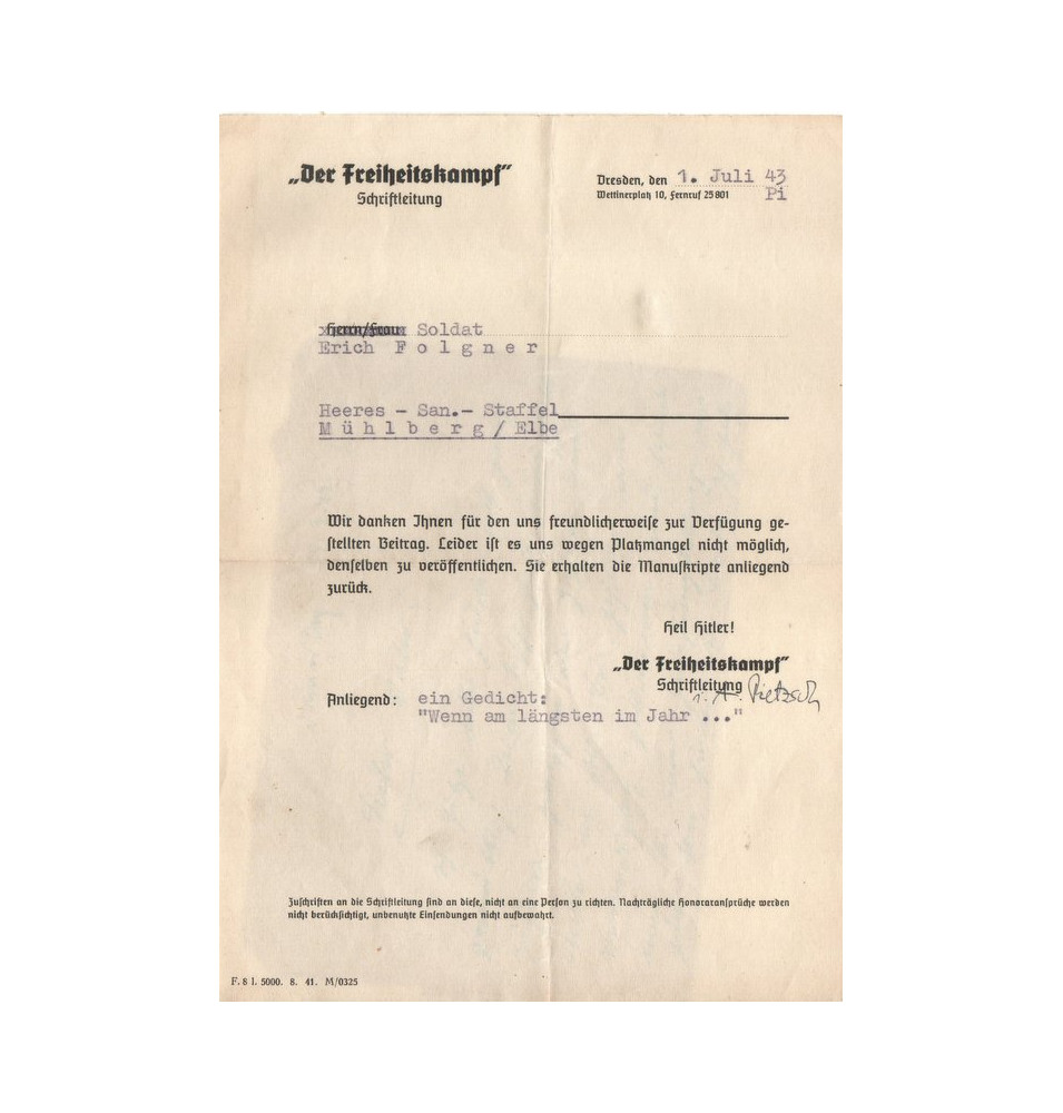 *Publication - Le combat pour la liberté*