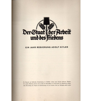 *Der Staat der Arbeit und des Friedens*