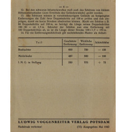 *Ausbildunstafeln für die Infanterie*