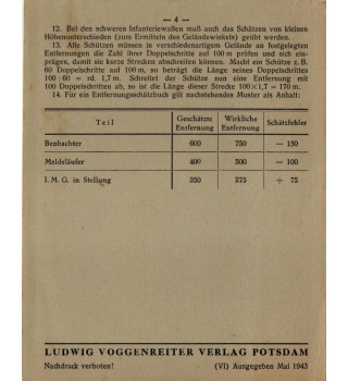 *Ausbildunstafeln für die Infanterie*
