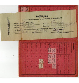 * Mitgliedsausweis des Deutschen Arbeitervereins*