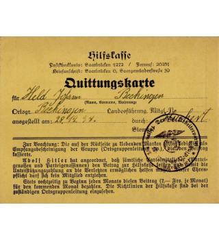 *Hilfkasse - Saarland*
