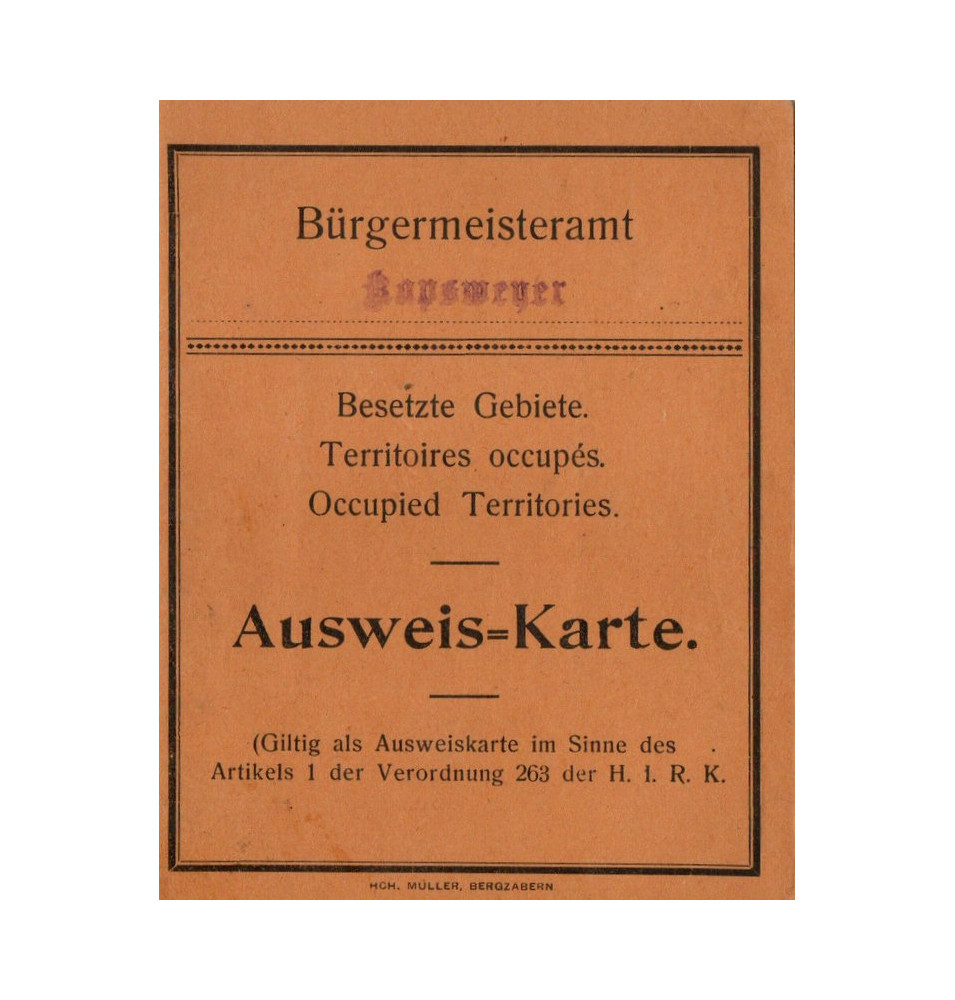 *Ausweis - Karte*