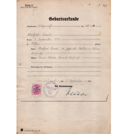 *Acte de mariage & acte de naissance*