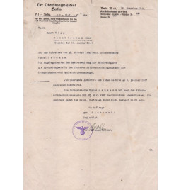*Réponse administrative*