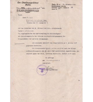 *Réponse administrative*