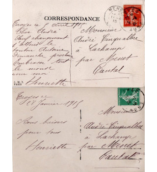 *Cartes postales françaises WWI*