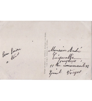 *Carte postale française WWI*