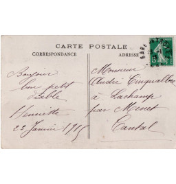*Carte postale française WWI*