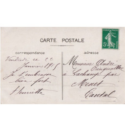 *Carte postale française WWI*