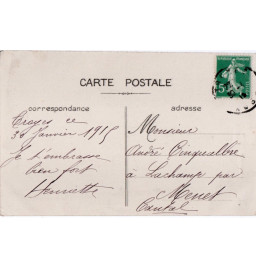 *Französische Postkarte aus dem Ersten Weltkrieg*