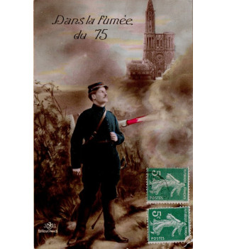 *Französische Postkarte aus dem Ersten Weltkrieg*