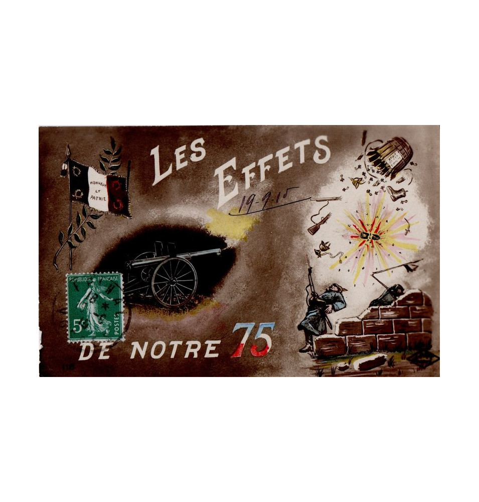 *Carte postale française WWI*