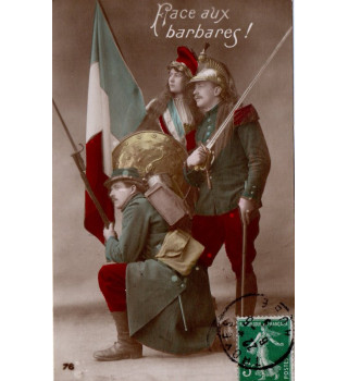 Carte postale française WWI*