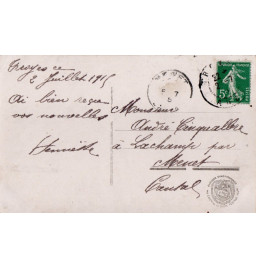 *Carte postale française WWI*