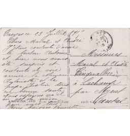 *Französische Postkarte aus dem Ersten Weltkrieg*