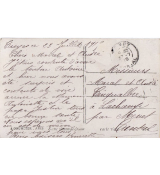 *Französische Postkarte aus dem Ersten Weltkrieg*