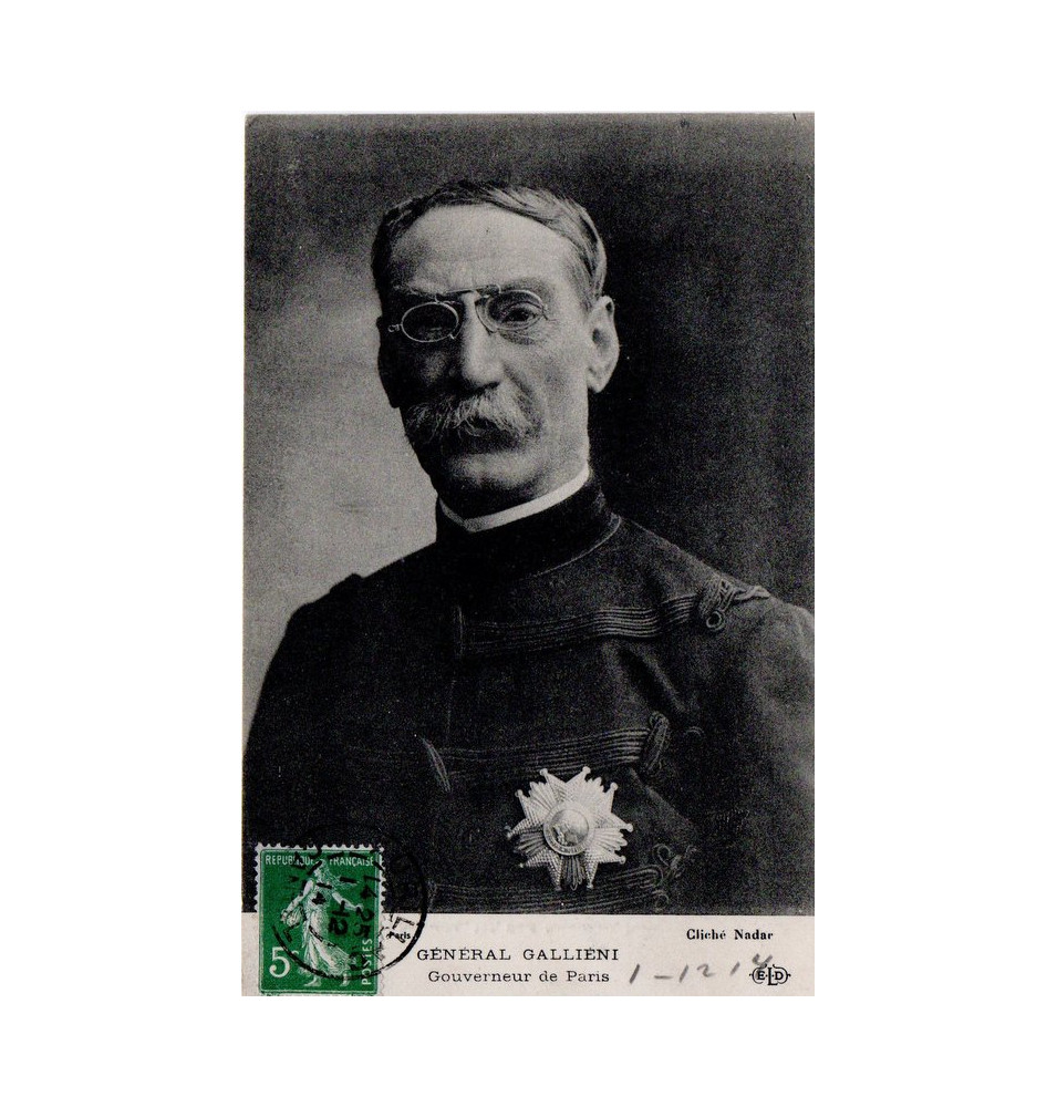 *Französische Postkarte aus dem 1. Weltkrieg*
