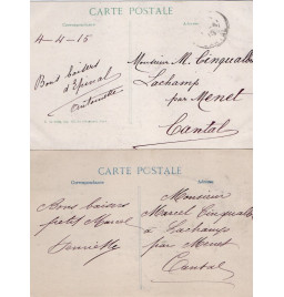 *Cartes  postales  française WW1