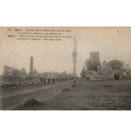 *Carte postale française WWI
