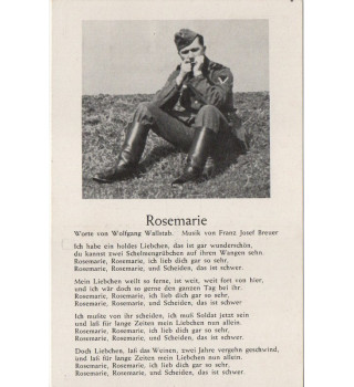 *Soldatenlied - Rosemarie*