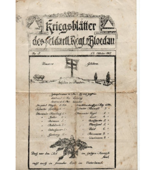 *Kriegsblätter**
