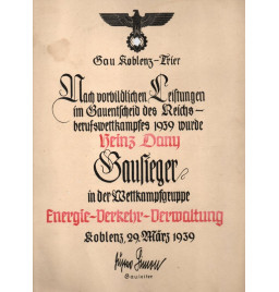 *Urkunde - Gausieger*