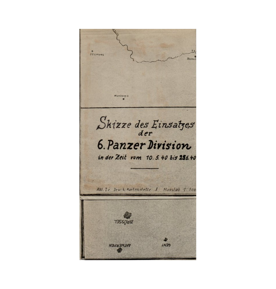 *Carte topographique - 6 Panzer*