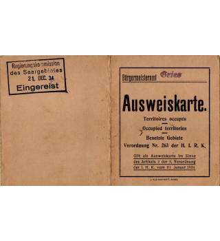 *Carte d'identité*