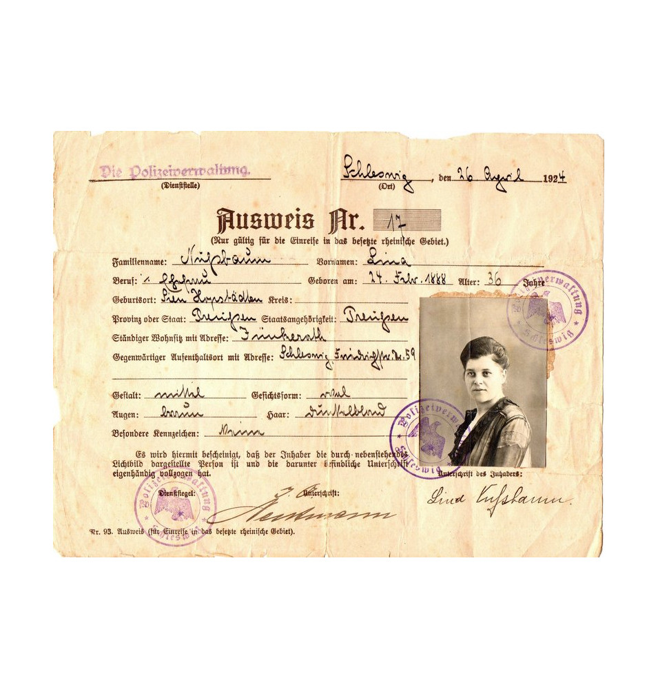 *Carte d'identité*