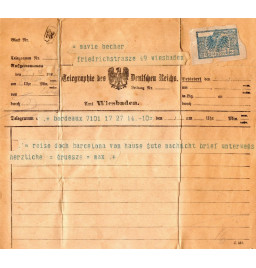 Télégraphe - Reich allemand*