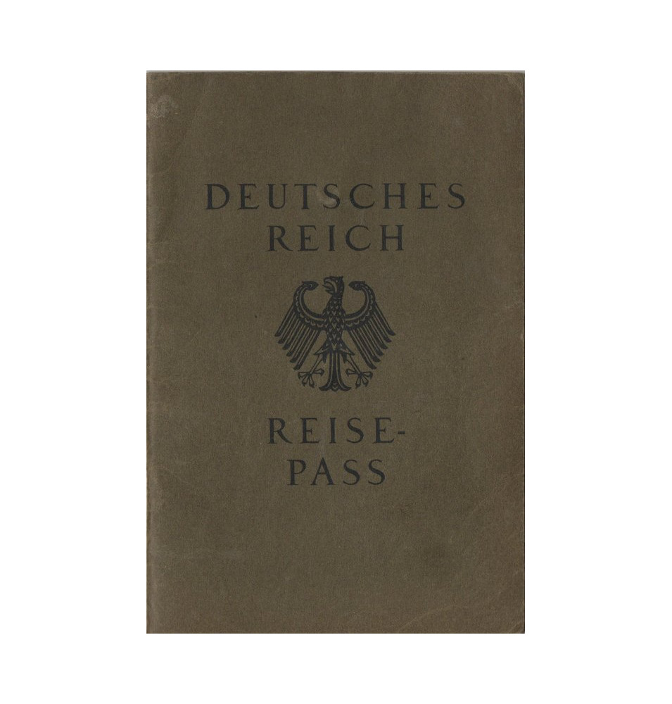 *Deutsches Reich - Reisepass*