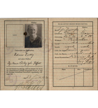 *Deutsches Reich - Reisepass*