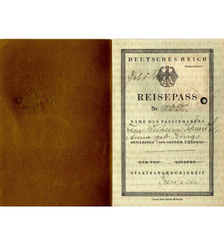 *Deutsches Reich  - Reisepass*