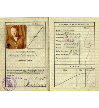 *Deutsches Reich  - Reisepass*