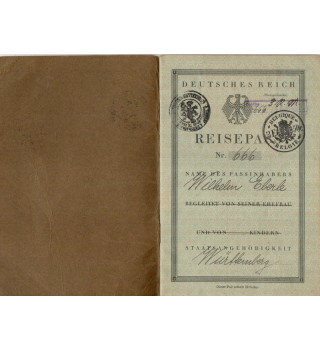 *Deutsches Reich - Reisepass**