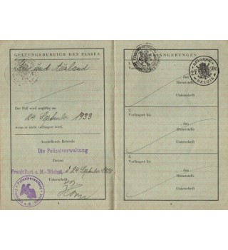 *Deutsches Reich - Reisepass**