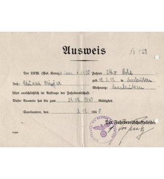 *Permis - Parc automobile*