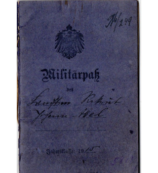*Urkunden - Militärpass*