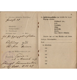 *Urkunden - Militärpass*