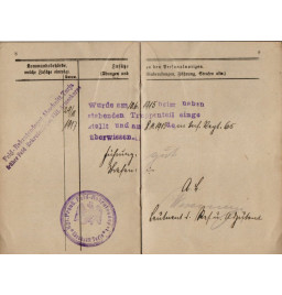 *Urkunden - Militärpass*
