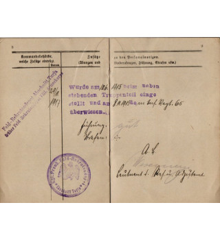 *Urkunden - Militärpass*