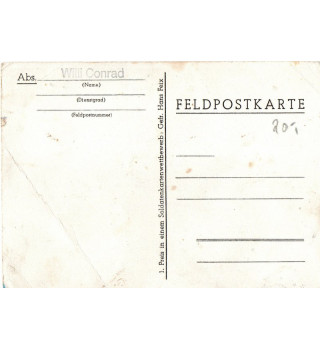*Patriotische deutsche Postkarte *